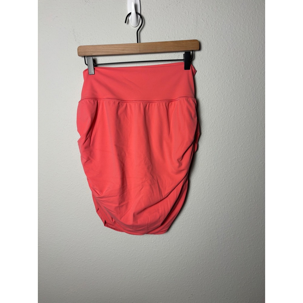 Athleta Transcend Skort Coral Pink High Waisted Athletic Skirt XL